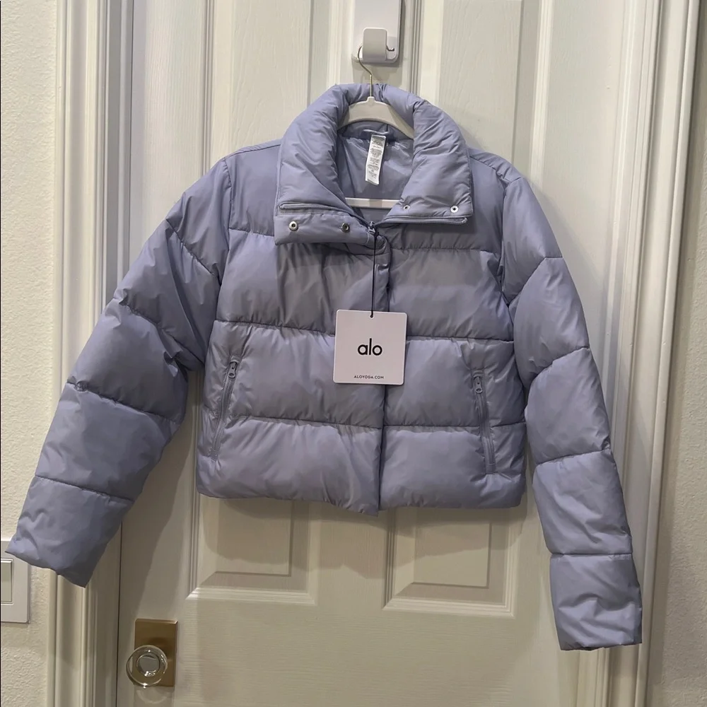 💙 NWT ALO Gold Rush Puffer Jacket Winter Frost Limited Edition color XS XSMALL
